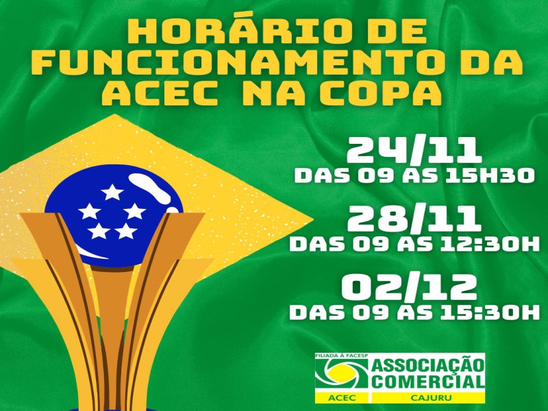 Horário especial nos jogos do Brasil da Copa 2022