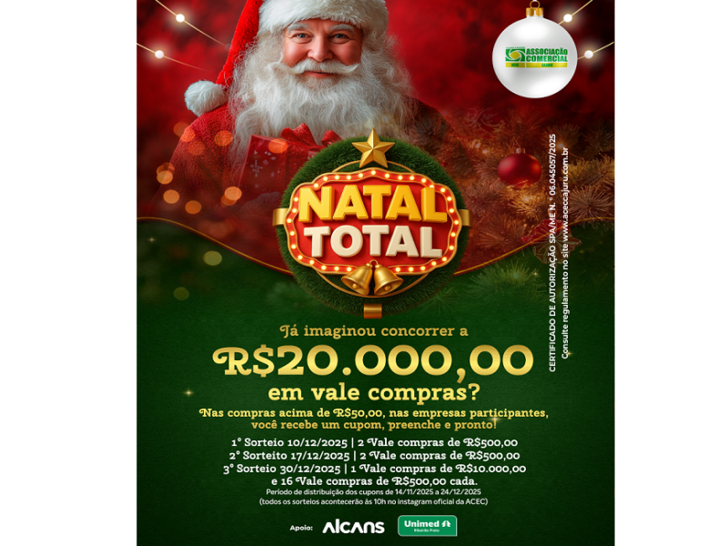 Vem ai a Campanha Natal Total 