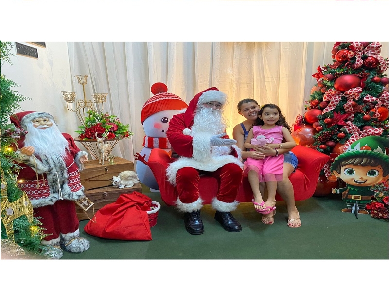 A ACEC esta presente com a Casa do Papai Noel no 3º Salão Reginal do Presépio